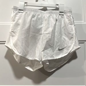 White Dri-Fit Nike Shorts